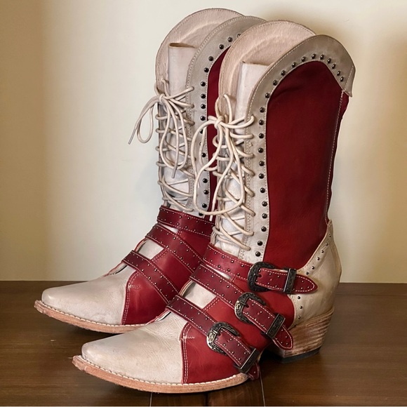 Freebird Winnie Boots Red/multi | Size 12 - Picture 8 of 12